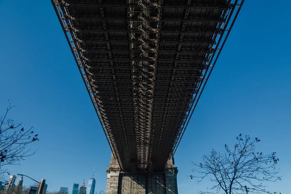 Una Toma Ángulo Bajo Puente —  Fotos de Stock