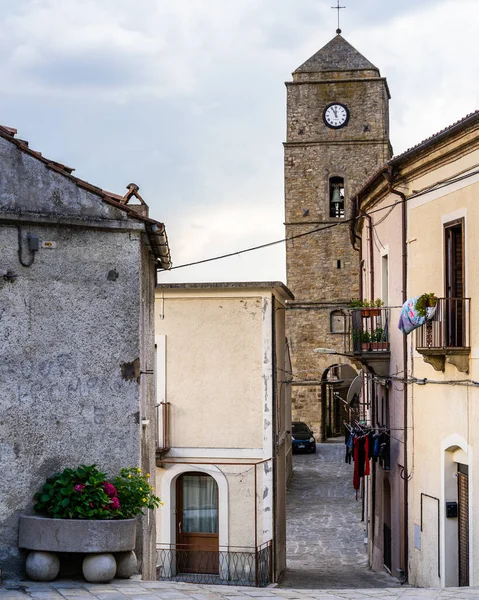 Bellissimo Borgo Pietrapertosa Una Delle Mete Più Popolari Della Basilicata — Foto Stock