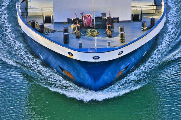 Ett Containerlastfartyg För Flygsikt — Stockfoto