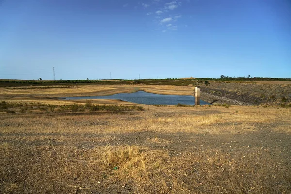 Uma Lagoa Closeusmall Área Deserta — Fotografia de Stock