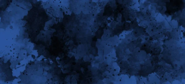Uno Sfondo Texture Astratta Sfumature Blu Con Spruzzi Neri — Foto Stock