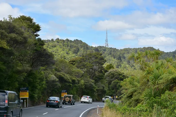 Auckland New Zealand Dec 2020 View Piha Road Waiatarua Radio — стокове фото