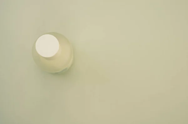 Butelka Mydła Płynie Wyizolowana Szarym Tle — Zdjęcie stockowe