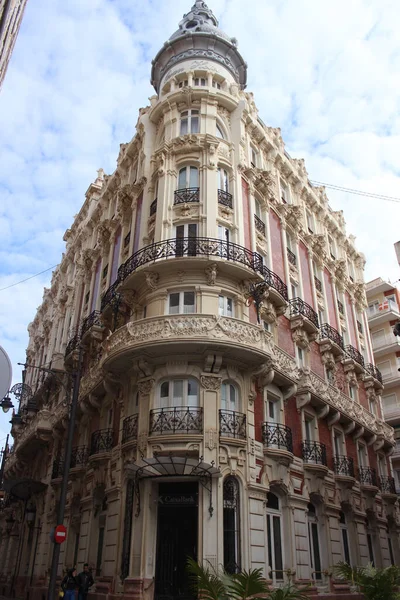 Plano Vertical Del Gran Hotel Cartagena Región Murcia España — Foto de Stock