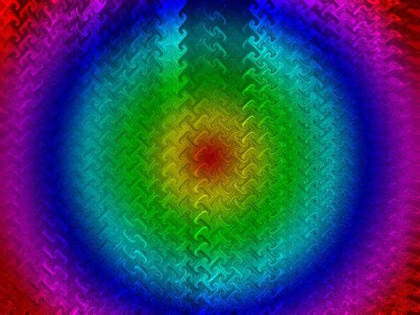 Ein Abstrakter Hintergrund Mit Regenbogenfarbenen Mustern — Stockfoto