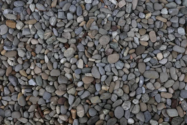 Ein Blick Von Oben Auf Den Haufen Aus Meeressteinen — Stockfoto