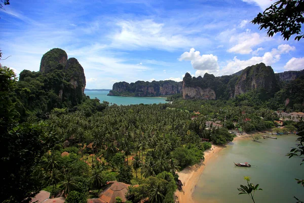 Eine Atemberaubende Landschaft Strand Von Phra Nang Der Provinz Krabi — Stockfoto