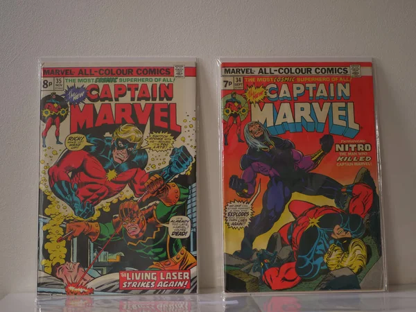 Huddersfield United Kingdom Dec 2020 Comic Book Marvel Vintage Edition — стокове фото