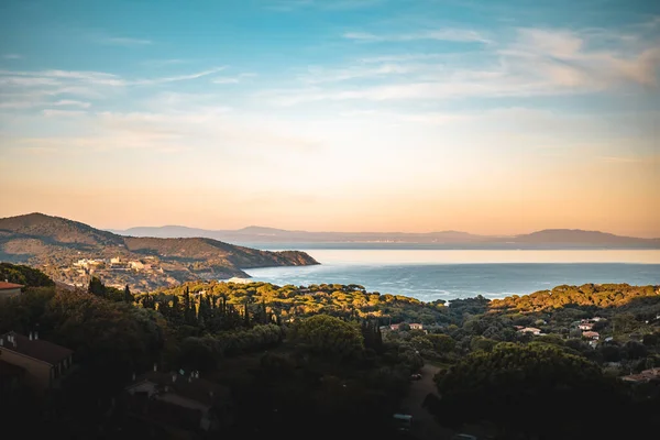 Ένα Μαγευτικό Τοπίο Ενός Νησιού Elba Στην Τοσκάνη Της Ιταλίας — Φωτογραφία Αρχείου