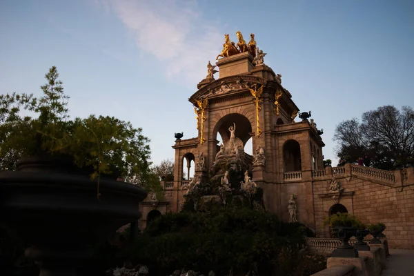 Fascinante Arquitectura Del Parque Ciudadela Barcelona Cataluña España — Foto de Stock