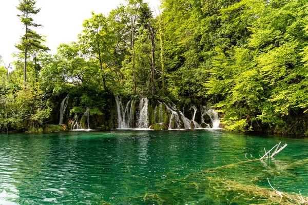 Piękny Widok Jeziora Plitwickie Chorwacja — Zdjęcie stockowe