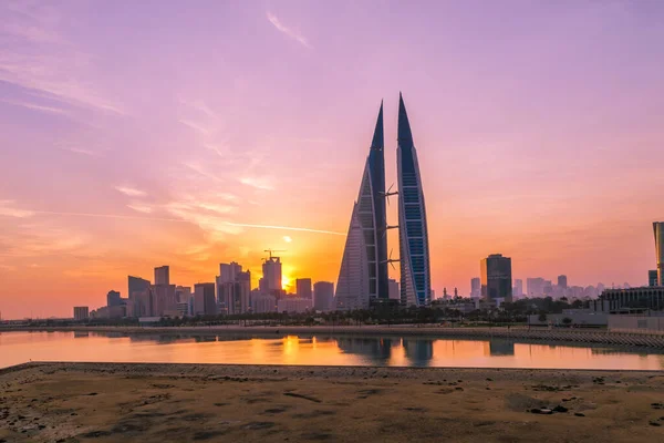 Manama Bahrain Dec 2020 Bahrains World Trade Center Även Kallat — Stockfoto