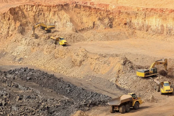 Tiro Aéreo Área Mineração Manganês África Sul — Fotografia de Stock