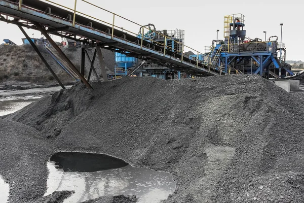 Piece Heavy Machinery Used Coal Mining Open Pit South Africa — Stock Photo, Image