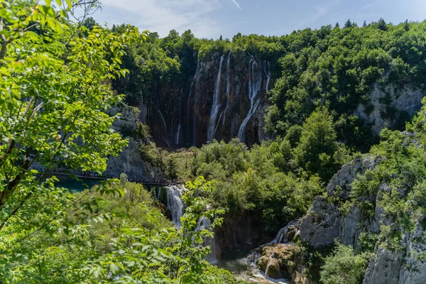 Beautiful Shot Plitvice Lakes Croatia — Stock Photo, Image
