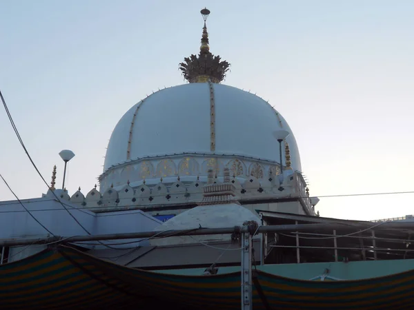 Вид Святилище Суфійської Святої Хваджі Моїнуддін Чішті Аймері Індія Під — стокове фото