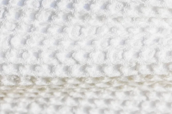 Egy Absztrakt Puha Szövet Textúra Fehér Koban — Stock Fotó