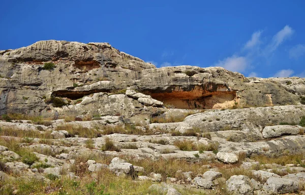 Een Kleine Grot Klif Gezicht Karst Landschap Van Bassasa Valley — Stockfoto