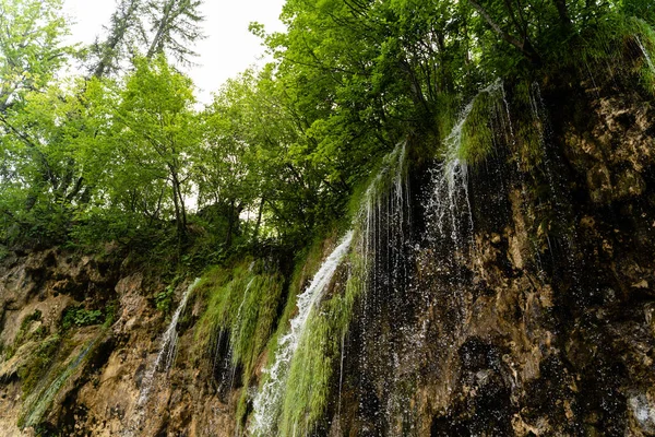 Hırvatistan Plitvice Göllerinin Güzel Bir Sahnesi — Stok fotoğraf
