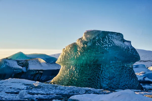 Айсберг Льодовику Йокулсарлон Ісландії — стокове фото
