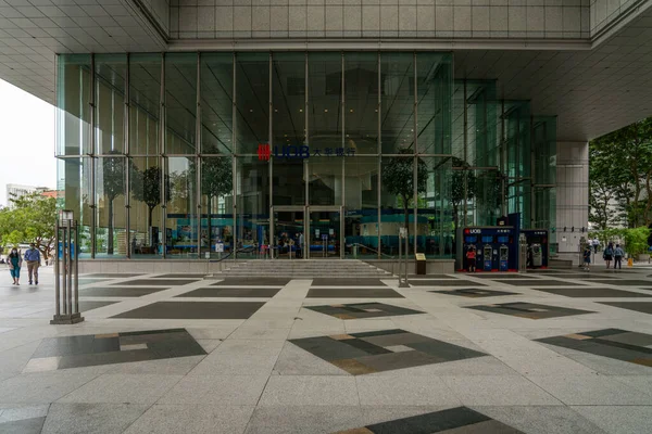 Singapore Singapore Jan 2021 Uob Bank Headquarters Uob Plaza Raffles — Stock Photo, Image