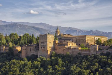 View of Alhambra Palace with the 