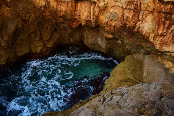 Malta Nın Malta Adaları Ndaki Malta Vadisi Nin Sonundaki Doğal — Stok fotoğraf