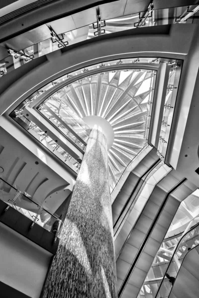 Johannesburg Sudáfrica 2021 Johannesburgo Sudáfrica 2011 Interior Glass Dome Roof — Foto de Stock