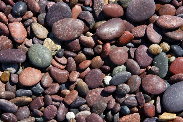 Una Vista Superior Rocas Muchos Tamaños —  Fotos de Stock