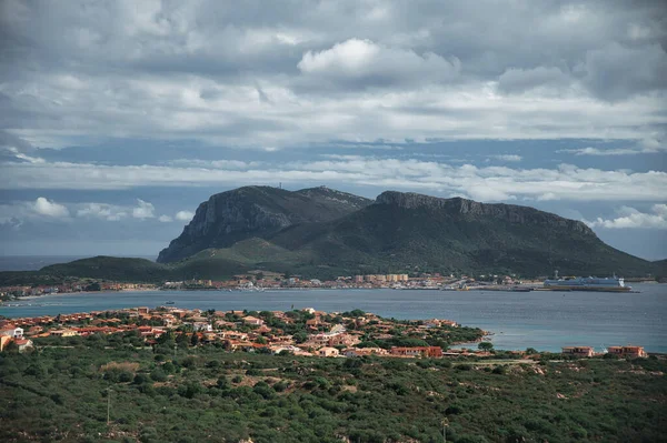 Golf Aranci Capo Figar Köyünün Güzel Manzarası Sardunya Talya — Stok fotoğraf