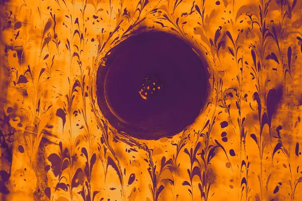 Abstract Mixture Purple Orange Colors Canvas — Stock Photo, Image