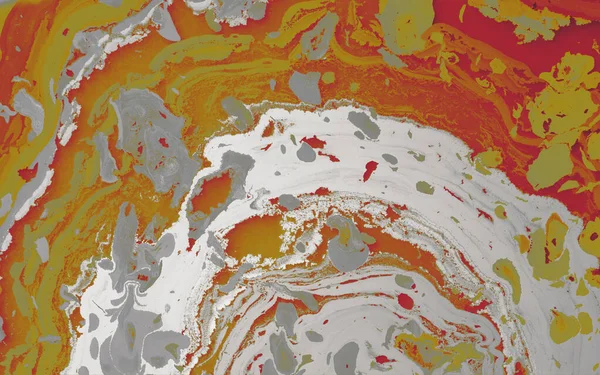 Een Naadloze Textuur Met Papieren Marmeroppervlak Grijs Oranje — Stockfoto