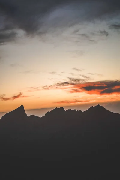 Schöne Lichtverhältnisse Vom Masca Aussichtspunkt Bei Sonnenuntergang — Stockfoto