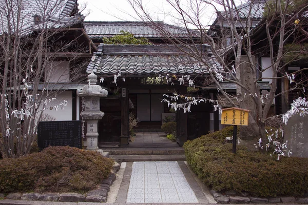 Japonya Nın Nagano Şehrindeki Zenkoji Tapınağının Güzel Bir Manzarası — Stok fotoğraf