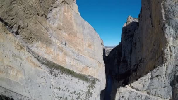 Blick Auf Die Schönen Berge — Stockvideo