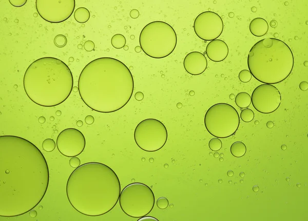 Een Abstracte Achtergrond Van Groene Waterdruppels — Stockfoto