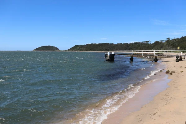 Eine Faszinierende Aufnahme Von Einem Strand Culburra Südküste Australien Mit — Stockfoto