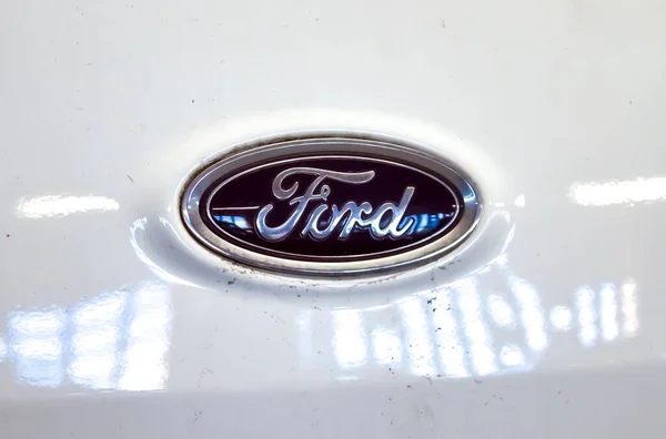 Kiel Alemania Enero 2021 Primer Plano Del Logotipo Ford Parte — Foto de Stock