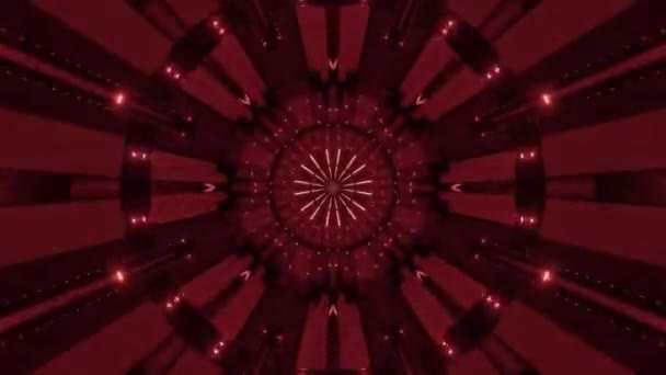 Abstrakti Futuristinen Tausta Värikkäillä Neonvaloilla — kuvapankkivideo