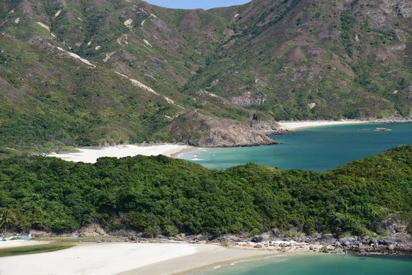 Malebná Pláž Ham Tin Wan Okrese Sai Kung Hong Kongu — Stock fotografie