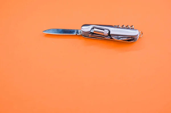 Isolated Shot Multifunctional Pocket Knives — Stock Photo, Image