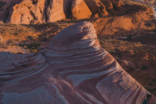 Nevada Estados Unidos Nov 2018 Explorando Onda Parque Estadual Vale — Fotografia de Stock