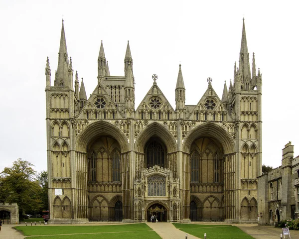 Peterborough Reino Unido Octubre 2016 Exterior Catedral Peterborough — Foto de Stock