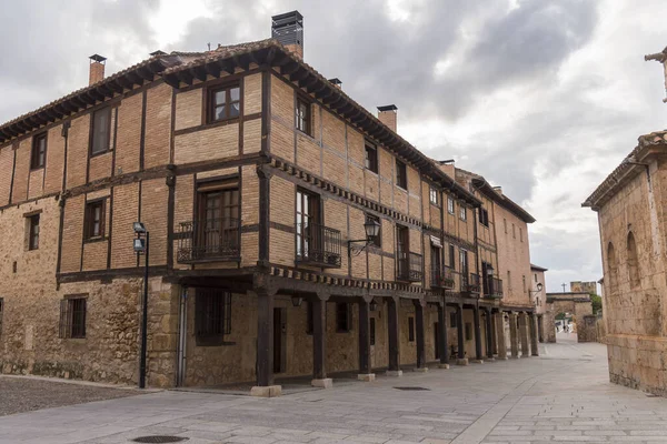 Edifícios Antigos Nas Ruas Burgo Osma Soria Castela Leão Espanha — Fotografia de Stock