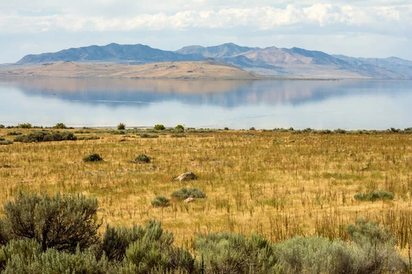 Zdjęcie Antelope Island Malowniczej Przyrody Pobliżu Salt Lake City Utah — Zdjęcie stockowe