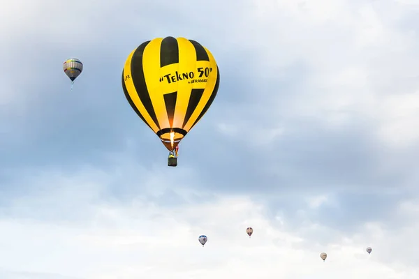 Igualada スペイン 2020年7月10日 世界15カ国以上の熱気球の集中 — ストック写真