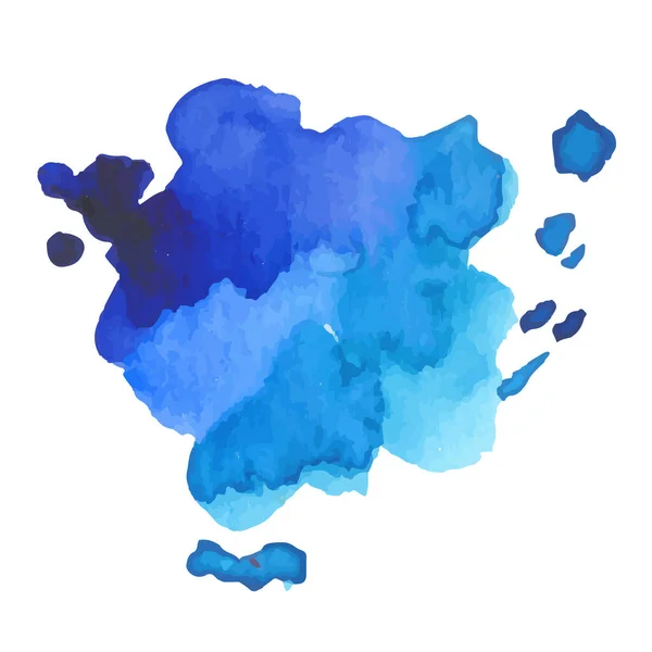 Illustration Blue Paint Isolated White Background — Fotografia de Stock