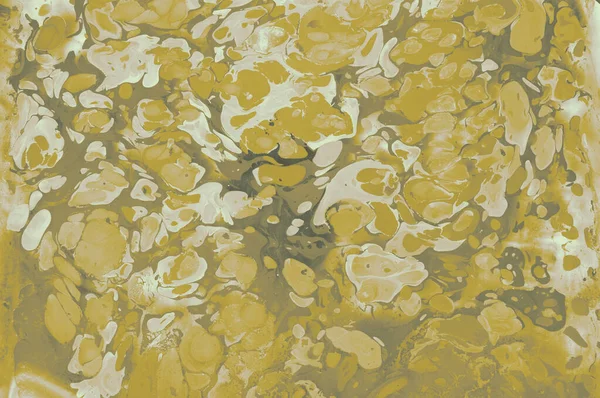 Μια Αφηρημένη Ελαιογραφία Κύματα Καφέ Λευκό Και Κίτρινο Χρώμα Ιδανικό — Φωτογραφία Αρχείου