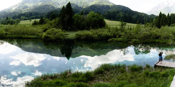 Rio Triglav Park Eslovénia — Fotografia de Stock