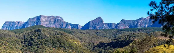 Beau Paysage Montagneux Avec Verdure Brésil — Photo